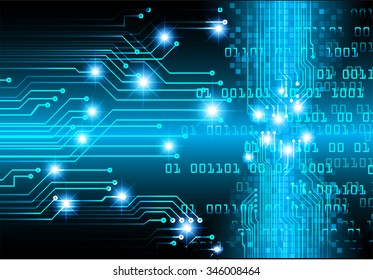 dark blue color Light Abstract Technology background for computer graphic website internet and business. circuit. illustration. digital. infographics. binary code background. www.vector.Spark eye