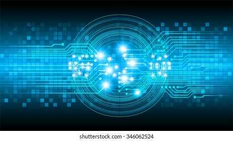 dark blue color Light Abstract Technology background for computer graphic website internet and business. circuit. illustration. digital. infographics. binary code background. www.vector.Spark eye