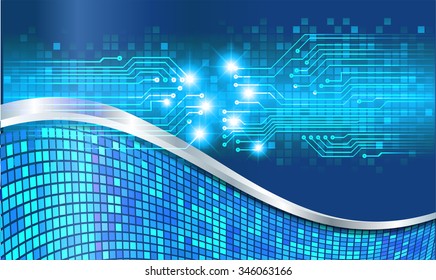 dark blue color Light Abstract Technology background for computer graphic website internet and business. circuit. illustration. digital. infographics. binary code background. www.vector.Spark