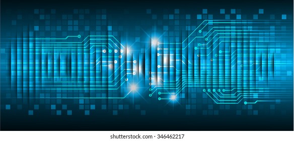 dark blue color Light Abstract Technology background for computer graphic website internet and business. circuit. illustration. digital. infographics. binary code background. wave