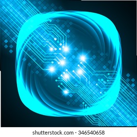 dark blue color Light Abstract Technology background for computer graphic website internet and business. circuit. illustration. digital. infographics. binary code background.