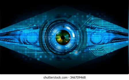 dark blue color Light Abstract Technology background for computer graphic website internet and business. circuit. illustration. digital. infographics. binary code background. eye