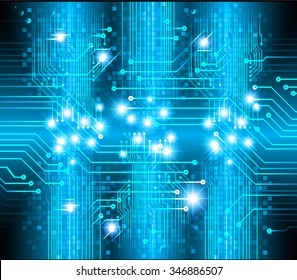 dark blue color Light Abstract Technology background for computer graphic website internet and business. circuit. illustration. digital. infographics. binary code background. 