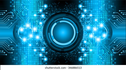 dark blue color Light Abstract Technology background for computer graphic website internet and business. circuit. illustration. digital. infographics. binary code background. eye
