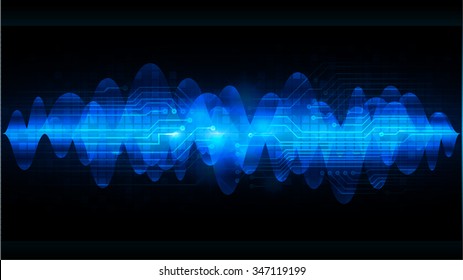 dark blue color Light Abstract Technology background for computer graphic website internet and business. circuit. illustration. digital. infographics. binary code background. wave