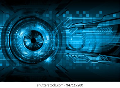 dark blue color Light Abstract Technology background for computer graphic website internet and business. circuit. illustration. digital. infographics. binary code background. eye