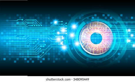Dark blue color Light Abstract Technology background for computer graphic website internet and business. circuit. illustration. digital. infographics. binary code background. www.one. zero.eye. vector