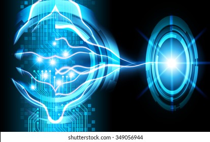 dark blue color Light Abstract Technology background for computer graphic website internet and business. circuit. illustration. digital. infographics. binary code background. www. vector.one. zero.