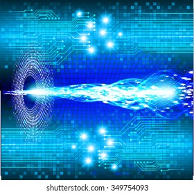 dark blue color Light Abstract Technology background for computer graphic website internet and business. circuit. illustration. digital. infographics. binary code. www. vector.one. zero.pixel eye
