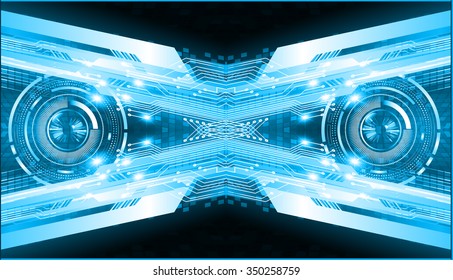 dark blue color Light Abstract Technology background for computer graphic website internet and business. circuit. illustration. digital. infographics. binary code. www. vector.pixel. scan virus eye
