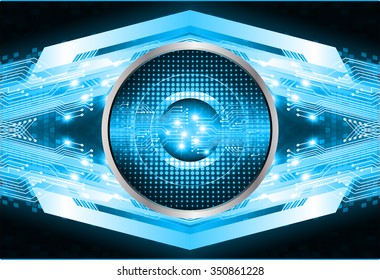 Dark blue color Light Abstract Technology background for computer graphic website internet and business. circuit. vector illustration. infographics. motion move blur.neon. pixel. eye.