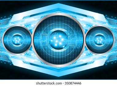 Dark blue color Light Abstract Technology background for computer graphic website internet and business. circuit. vector illustration. infographics. motion move blur.neon. pixel. eye.