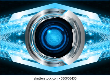 Dark blue color Light Abstract Technology background for computer graphic website internet and business. circuit. vector illustration. infographics. motion move blur.neon. pixel. eye.