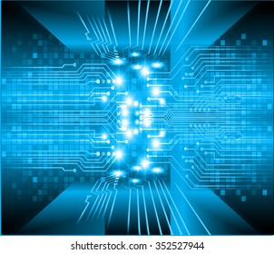 Dark blue color Light Abstract Technology background for computer graphic website internet and business. circuit. vector illustration. infographics. motion move blur.neon. pixel.