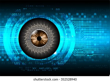 Dark blue color Light Abstract Technology background for computer graphic website internet and business. circuit. vector illustration. infographics. motion move blur.neon. pixel. eye