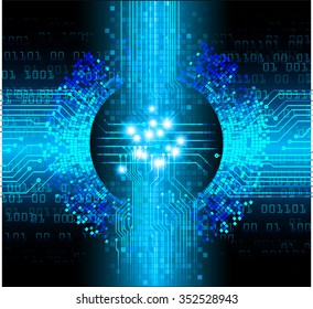 Dark blue color Light Abstract Technology background for computer graphic website internet and business. circuit. vector illustration. infographics. motion move blur.neon. pixel. eye