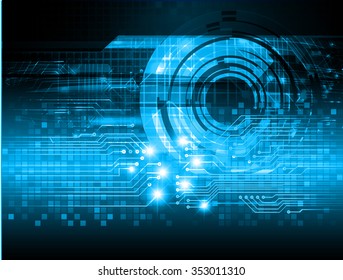 Dark blue color Light Abstract Technology background for computer graphic website internet and business. circuit. vector illustration. infographics. motion move blur.neon. pixel.