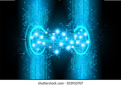 dark blue color Light Abstract Technology background for computer graphic website internet and business. circuit. illustration. digital. infographics. binary code background. 