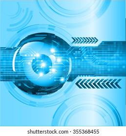 dark blue color Light Abstract Technology background for computer graphic website internet and business. circuit. illustration. digital. infographics. binary code. www. vector.one. zero. Spark eye