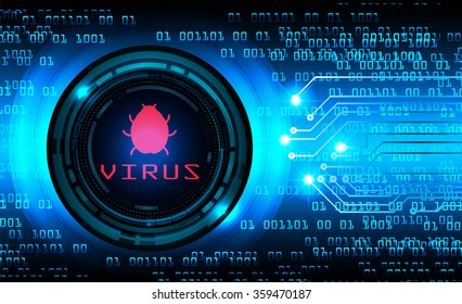 Dark blue color Light Abstract Technology background for computer graphic website internet and business. circuit. vector illustration. infographics. motion move blur.neon. pixel. eye scan virus