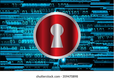 Dark blue color Light Abstract Technology background for computer graphic website internet and business. circuit. vector illustration. infographics. motion move blur.neon. pixel. key scan virus