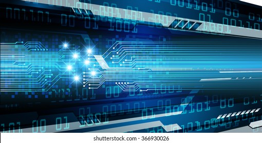 dark blue color Light Abstract Technology background for computer graphic website internet and business. circuit. illustration.digital.infographics. binary code. www.vector.motion. eye scan virus