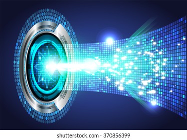 dark blue color Light Abstract Technology background for computer graphic website internet and business. circuit. illustration.digital.infographics. binary code. www.vector.motion move blur. eye