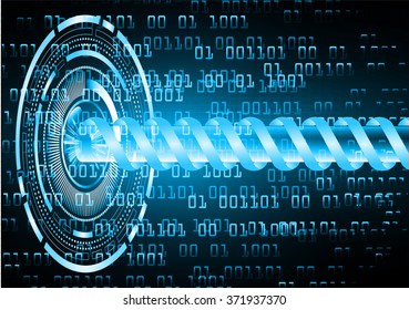 dark blue color Light Abstract Technology background for computer graphic website internet and business. circuit. illustration.digital.infographics. binary code. www.motion move blur. eye