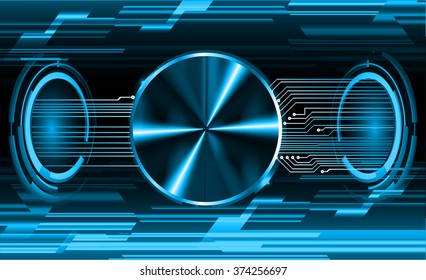Dark blue color Light Abstract Technology background for computer graphic website internet and business. circuit. vector illustration. infographics. motion move blur.neon. pixel. eye scan virus