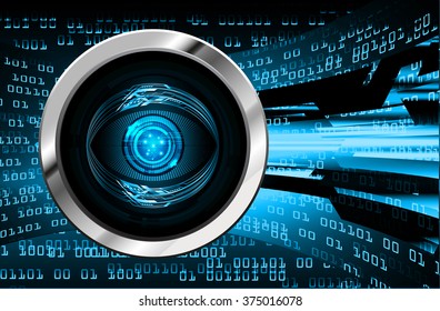 Dark blue color Light Abstract Technology background for computer graphic website internet and business. circuit. vector illustration. infographics. motion move blur.neon. pixel. eye