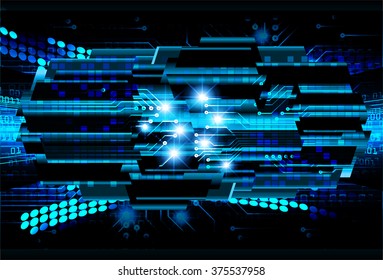 Dark blue color Light Abstract Technology background for computer graphic website internet and business. circuit. vector illustration. infographics. motion move blur.neon. pixel. eye scan virus