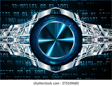 Dark blue color Light Abstract Technology background for computer graphic website internet and business. circuit. vector illustration. infographics. motion move blur.neon. pixel. eye scan virus