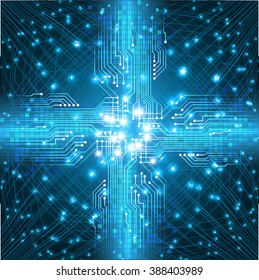 dark blue color Light Abstract Technology background for computer graphic website internet and business. circuit. illustration. digital. infographics. binary code background. 