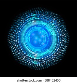 dark blue color Light Abstract Technology background for computer graphic website internet business. circuit. illustration. digital. infographics. binary code. 