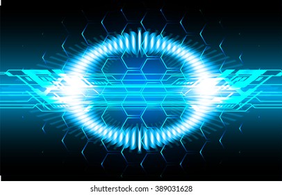 dark blue color Light Abstract Technology background for computer graphic website internet business. circuit. illustration. digital. infographics. binary code background. www. vector. Hexagonal mesh