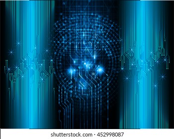 dark blue color Light Abstract Technology background for computer graphic website internet and business. circuit. illustration. digital. infographics. binary code background. eye. Global
