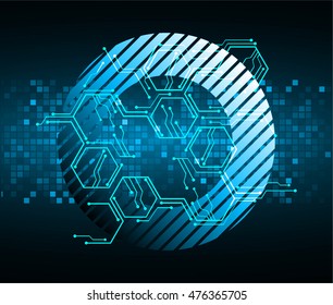 dark blue color Light Abstract Technology background for computer graphic website internet and business. circuit. illustration. digital. infographics. binary code background.