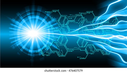 dark blue color Light Abstract Technology background for computer graphic website internet and business. circuit. illustration. digital. infographics. binary code background. Bolt, Sparks