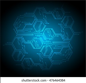 dunkelblaue Farbe Light Abstract Technologie Hintergrund für Computer-Grafik-Website Internet und Geschäft. Schaltung. Abbildung. digital. Infografiken. Binärkode