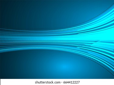 Dark blue color Light Abstract Technology background for computer graphic website internet and business. move motion blur. curve
