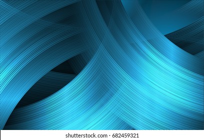 Dark blue color Light Abstract Technology background for computer graphic website internet and business. move motion blur. curve