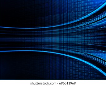 Dark blue color Light Abstract Technology background for computer graphic website internet and business. move motion blur. curve