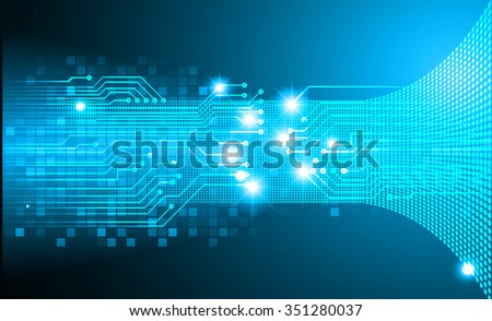 dark blue color Light Abstract Technology background for computer graphic website internet and business. circuit. illustration. digital. infographics. binary code. www. vector.pixel. scan virus