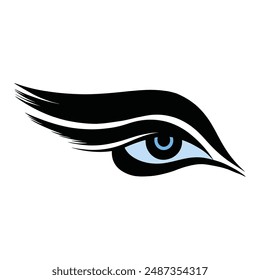 Ojos azul oscuro 
