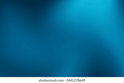 Dark blue colored gradient light curve background. Vector illustration.