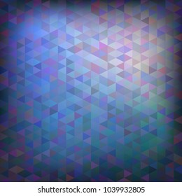 Dark blue  colorful abstract triangular background