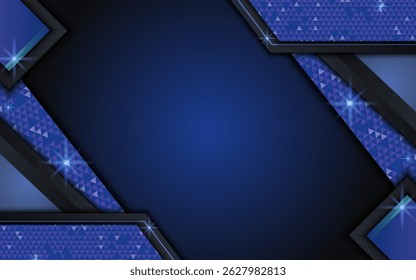 Dark blue creative luxury background
