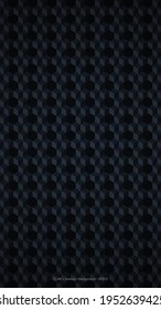 Dark Blue Cube Geometric Stories Background. Cube Pattern Abstract Background. Vector illustration