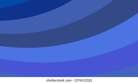 Dark Blue Curved Stripes Background