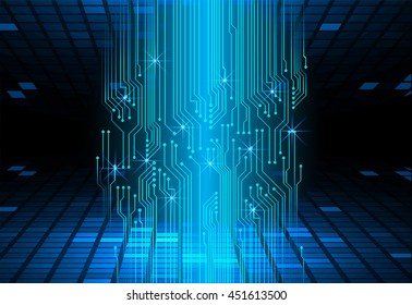 dark blue cyber Light Abstract Technology background for computer graphic website internet and business. circuit. illustration. digital. infographics. binary code background. Global. vector